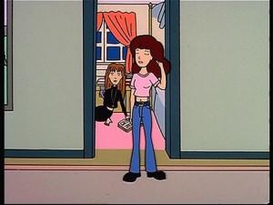 Daria briefly gives herself a makeover to look like her sister, Quinn