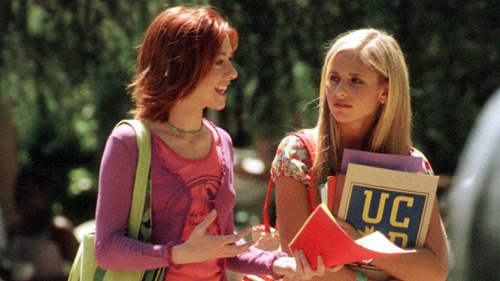 Buffy and Willow on the first day of college