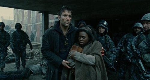 Clive Owen and Clare-Hope Ashitey star in Children of Men