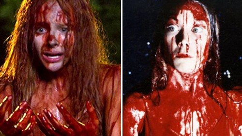 The new Carrie and the old Carrie (Sissy Spacek)