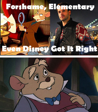 Top: Pinterest pin Bottom: The Great Mouse Detective's Dr. Dawson