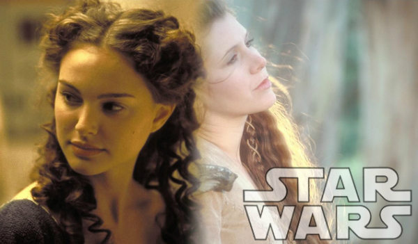 Mother and daughter: Padme and Leia