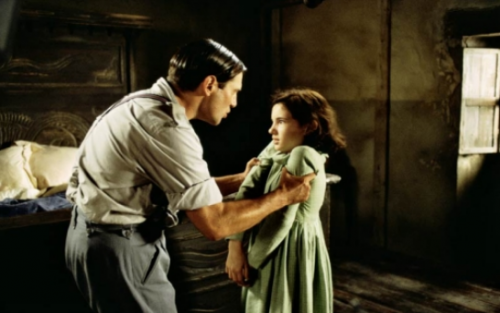 Vidal and Ofelia in Pan's Labyrinth