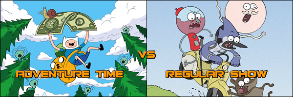 ‘Adventure Time’ vs. ‘Regular Show’