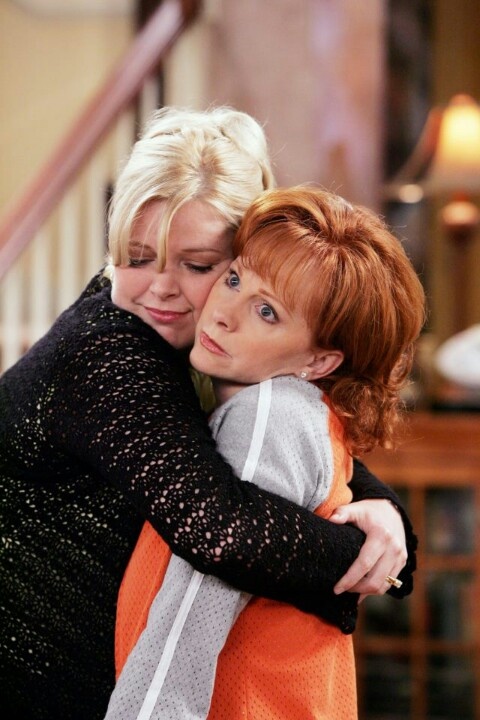 It took Reba several seasons to warm up to BJ's manic energy.