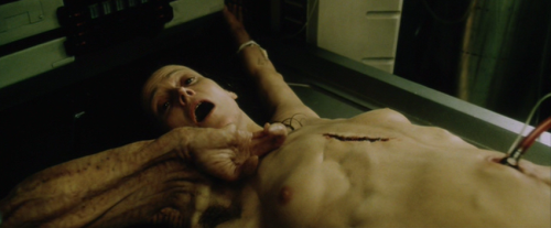 Ripley 7 in Alien: Resurrection looking a lot like Brother Fred in Monster Man