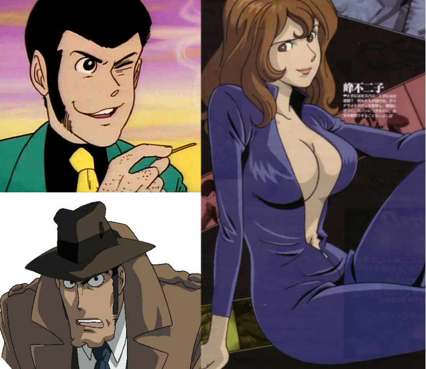 Lupin, Zenigata, and Fujiko: Before there was Faye Valentine, there was Fujiko